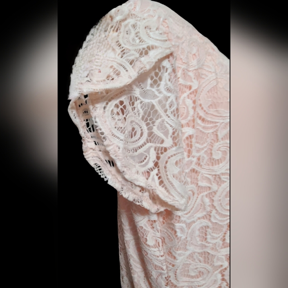 NWT NY Collection size 1X peachy/pink top - Picture 6 of 10